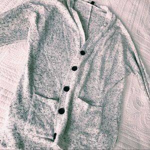 American Eagle Salt and Pepper Long Cardigan